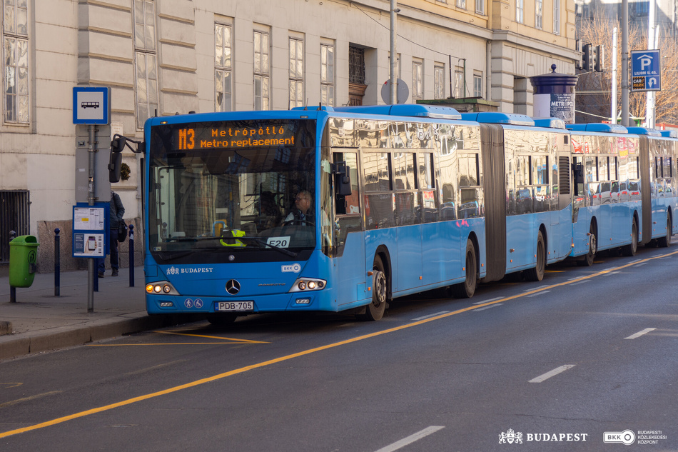 m3-as metrópótló busz bkk