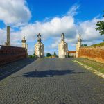 A várba vezető lőrésfolyosó Gyulafehérváron