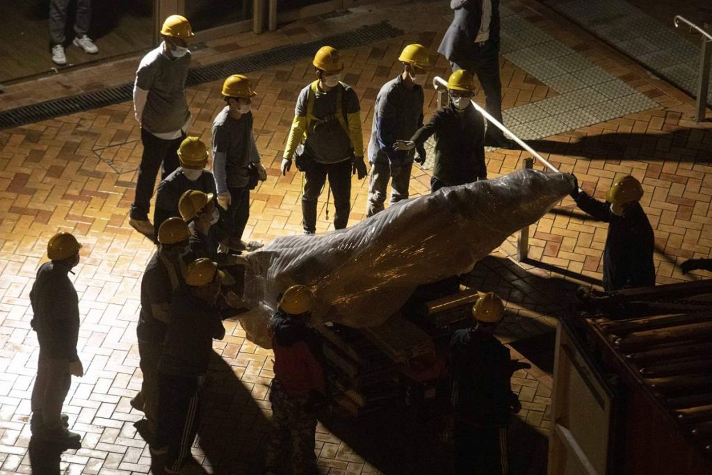 Tienanmen téri vérengzés emlékmű hongkong (2)