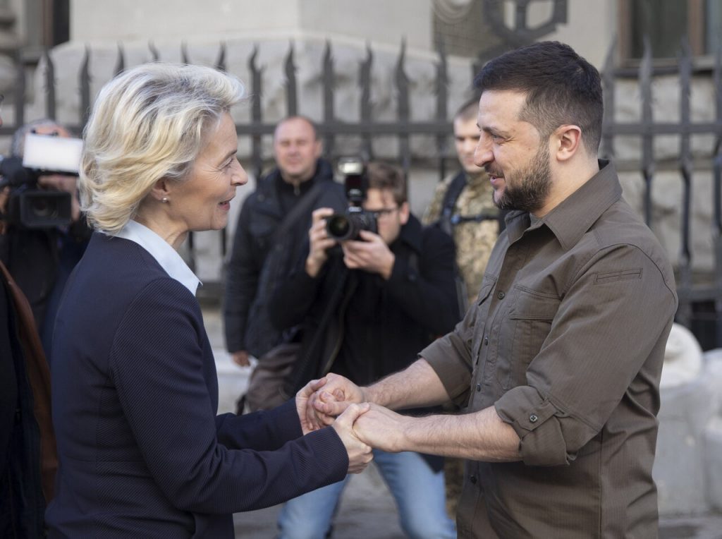 Von Der Leyen és Zelenszkij