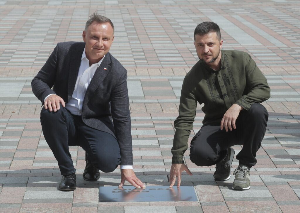 duda zelenszkij bátrak sétánya ukrajna háború