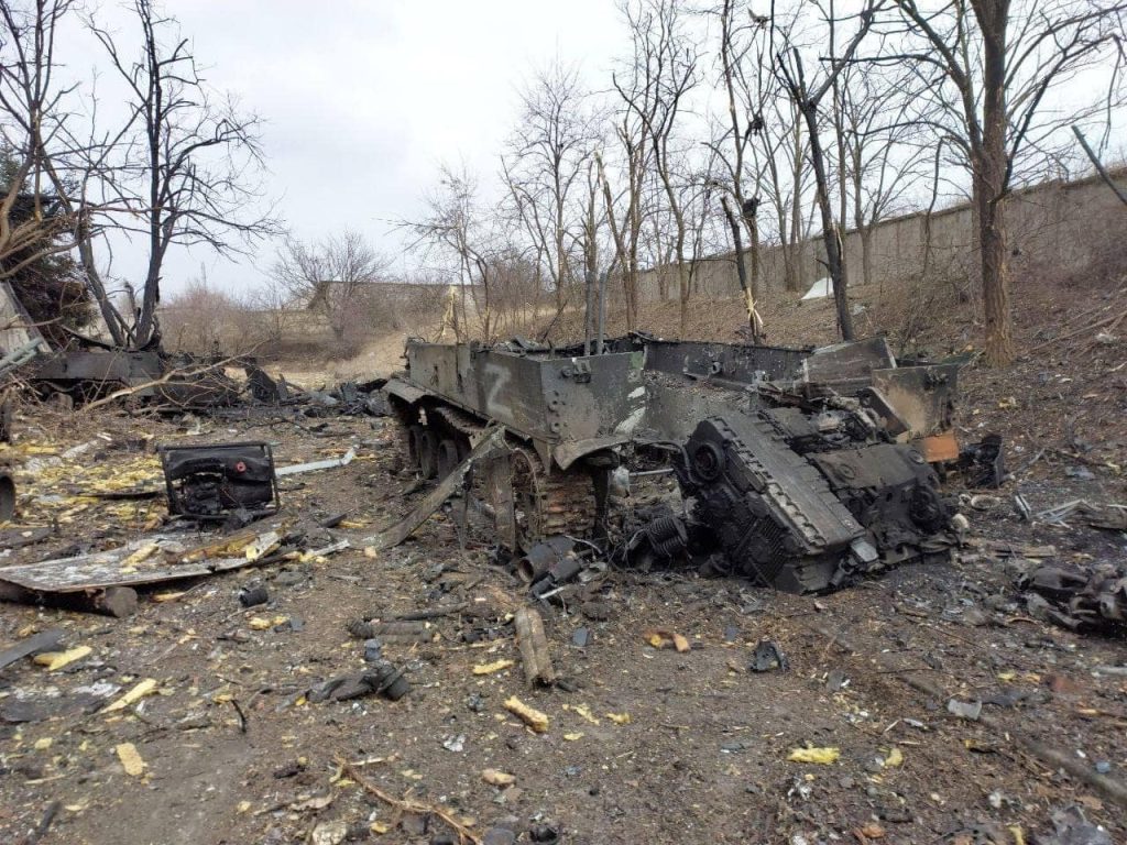 kilőtt orosz tank mariupol