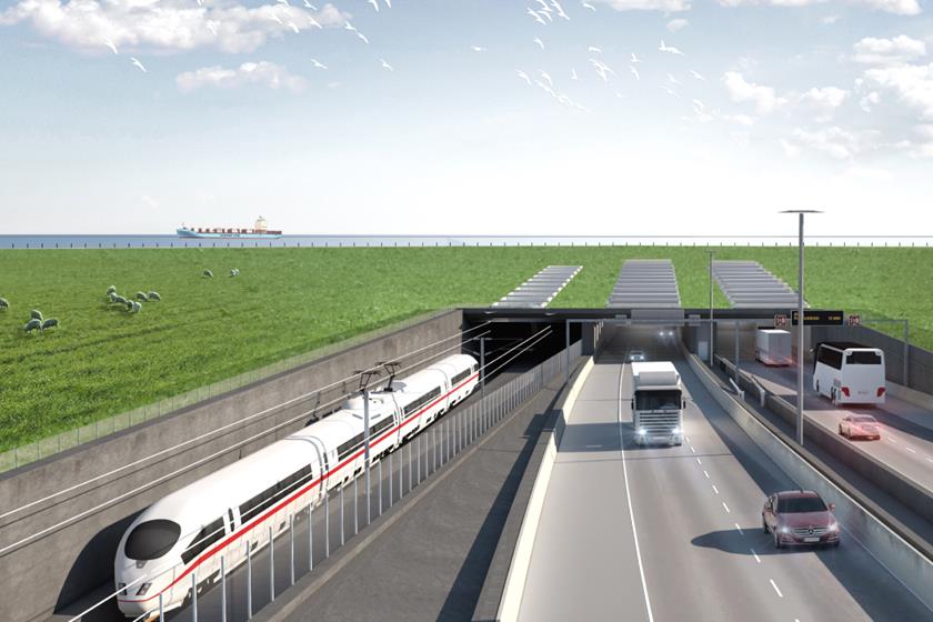 Fehmarnbelt Fixed Link alagút Dánia Németország