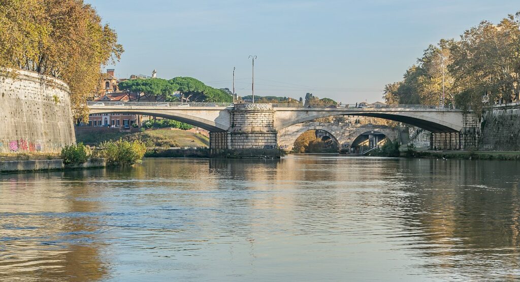 olaszország róma tevere garibaldi híd
