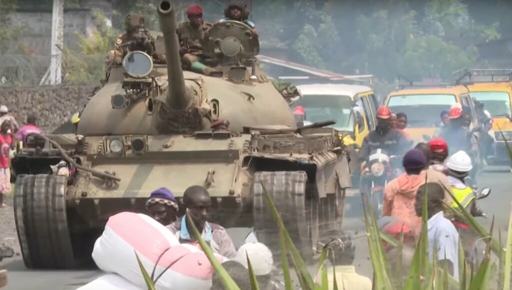 tank kongói demokratikus köztársaság goma