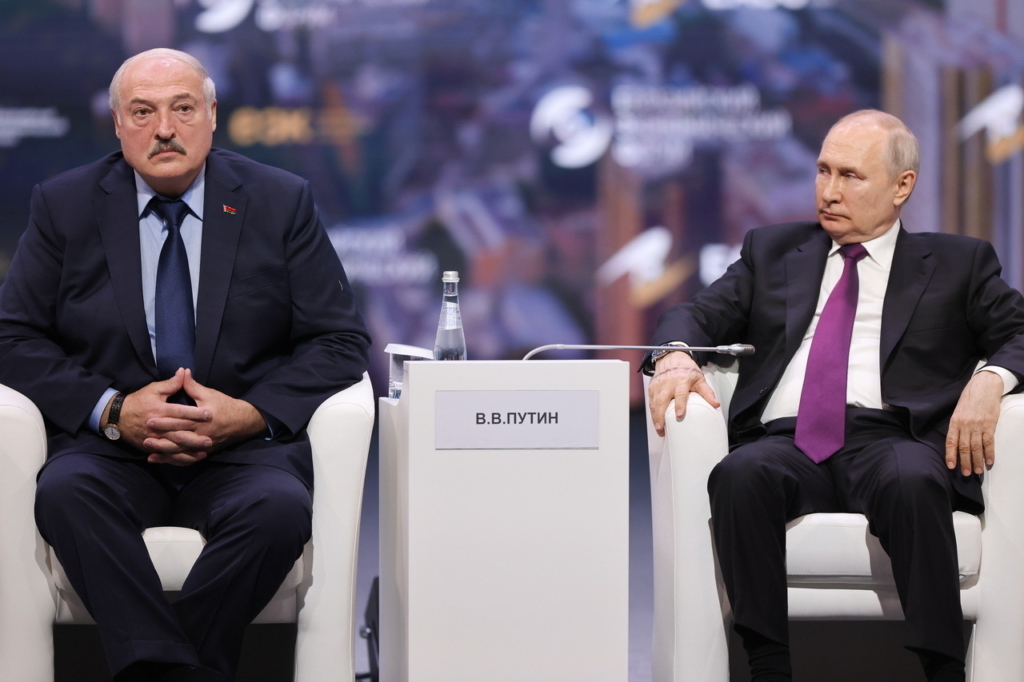 Putyin Lukasenko hangfelvétel
