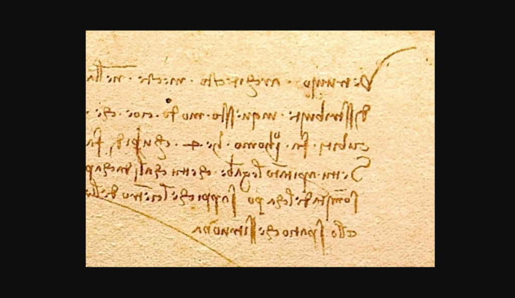 da vinci tükörírás