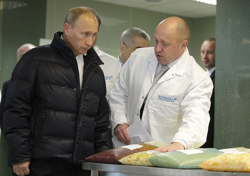 Vlagyimir Putyin Jevgenyij Prigozsin