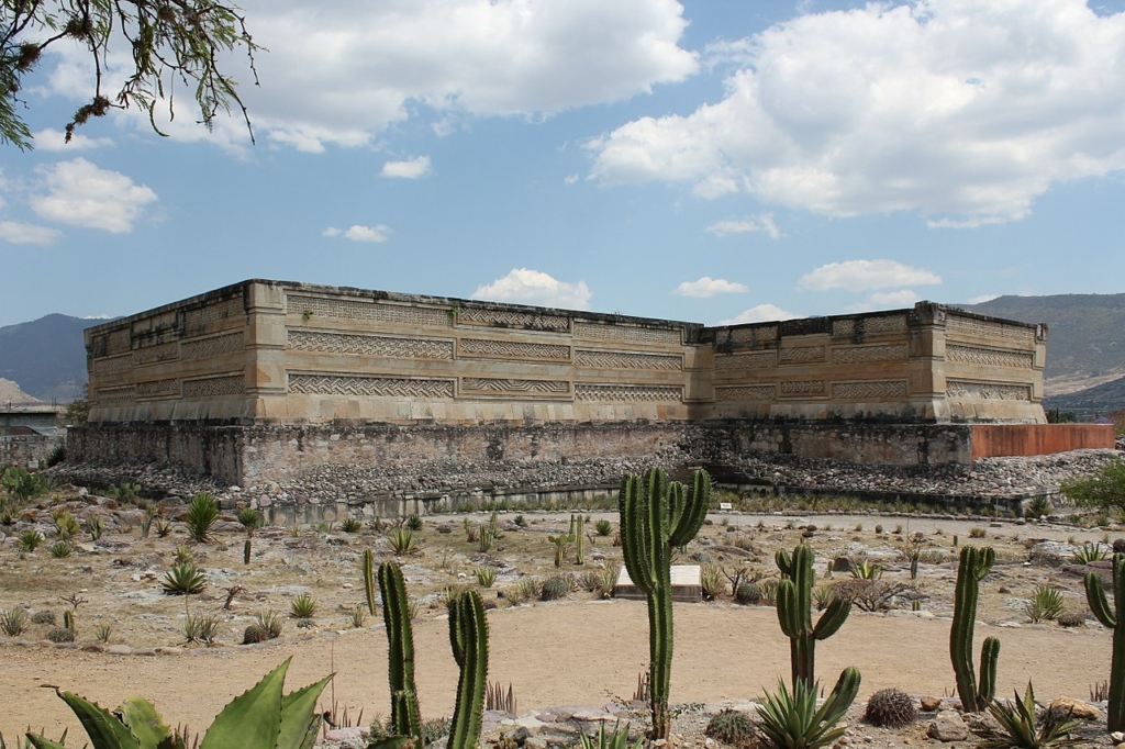 oszlopok palotája mitla mexikó palace of columns
