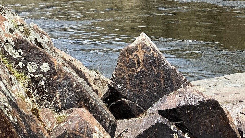 ősi sziklarajz Amazonas