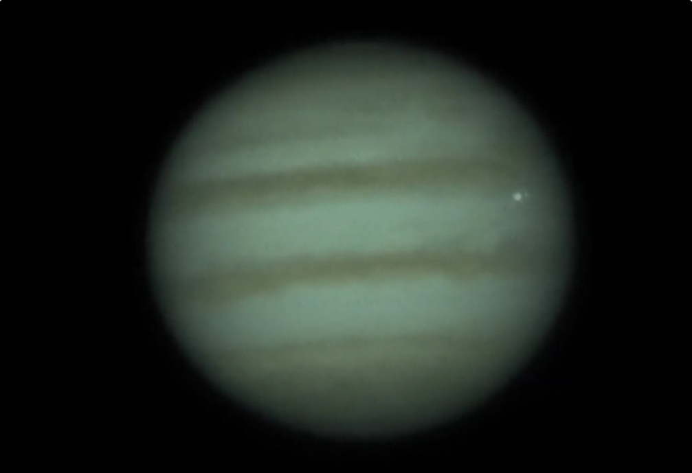 Jupiter becsapódás tűzgömb