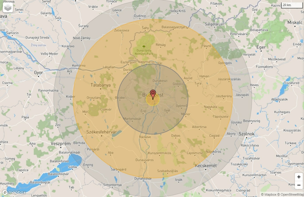 Magyarország atomfegyver térkép
