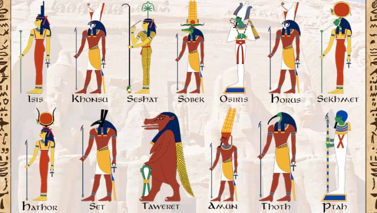Egyiptom egyiptomi istenek