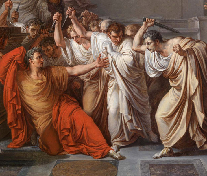 Julius Caesar Római császár meggyilkolása történelmi
