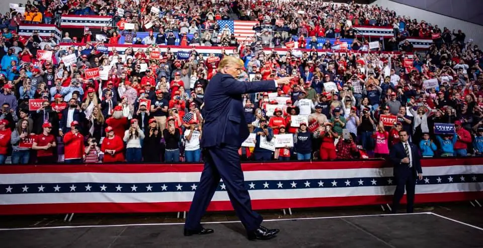 Donald Trump amerikai elnök Michelle Obama