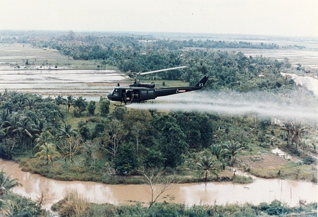 helikopter vietnám agent orange