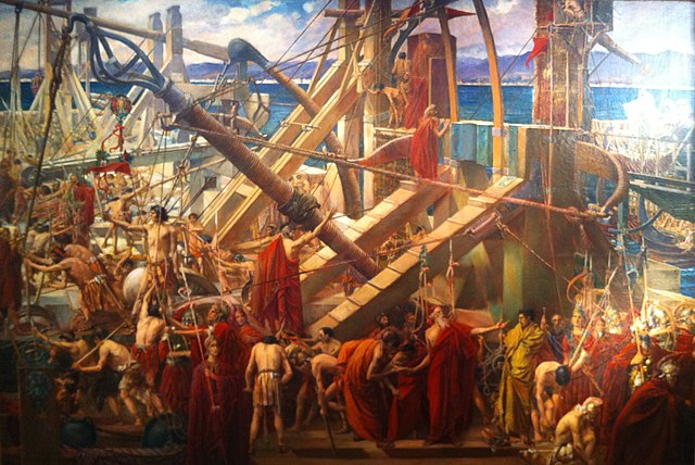 Thomas Spence: Archimedes directing the defenses of Syracuse