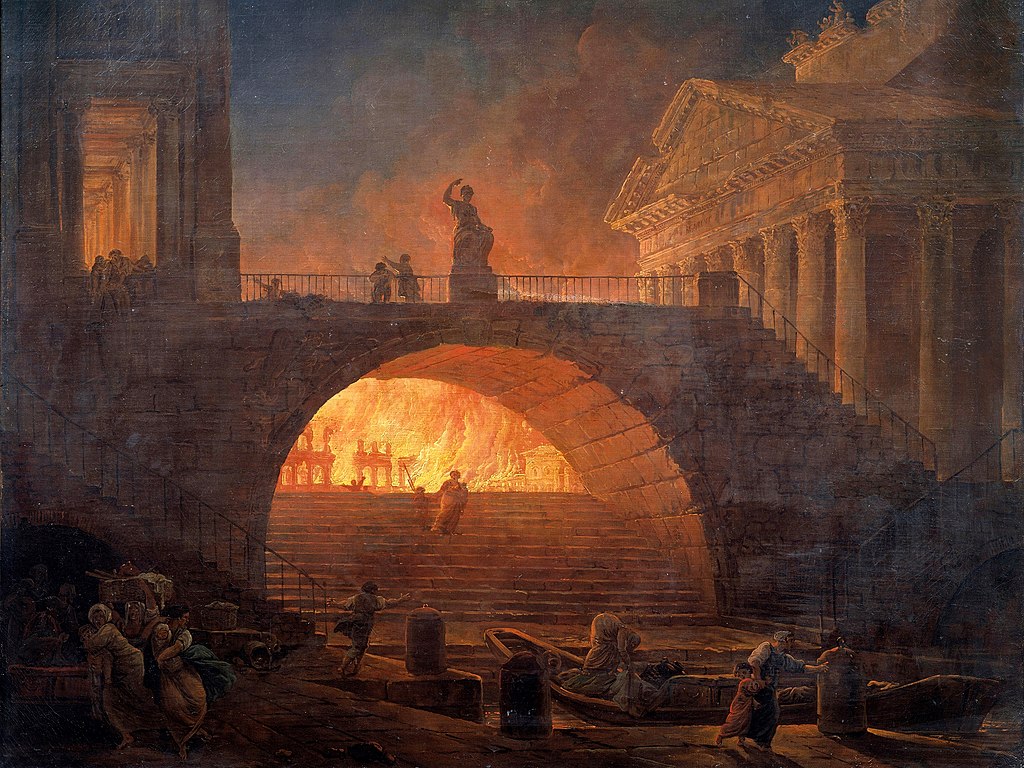 Nero Róma tűzvész Római Birodalom