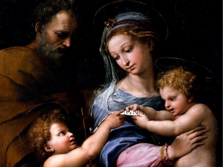 raffaello madonna della rosa