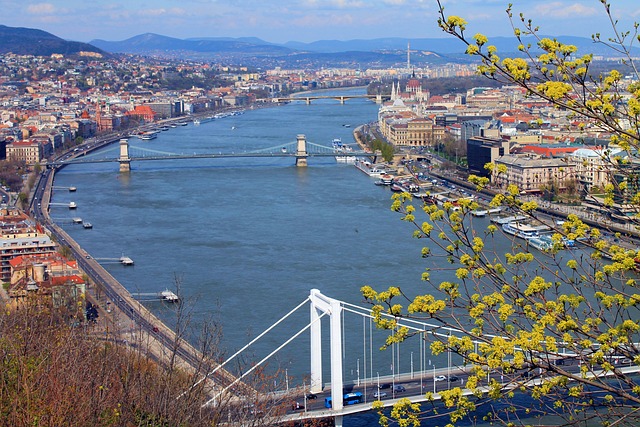 Budapest Duna rakpart Magyarország
