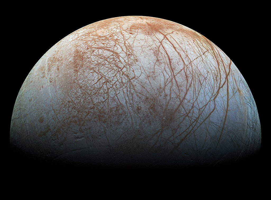 Az Europa felszíne Jupiter holdja földönkívüli élet