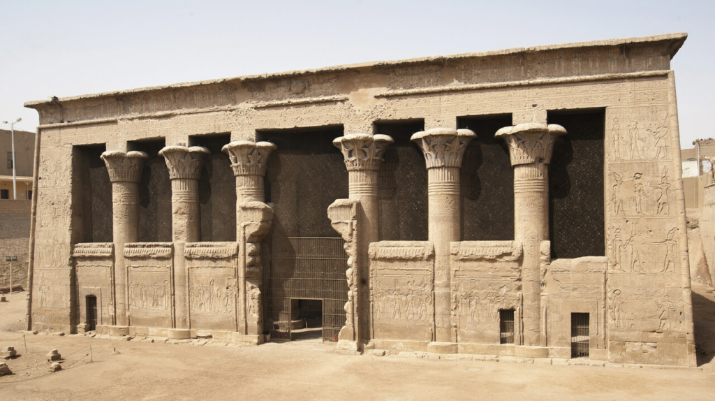 Egyiptom Esznai templom ókori