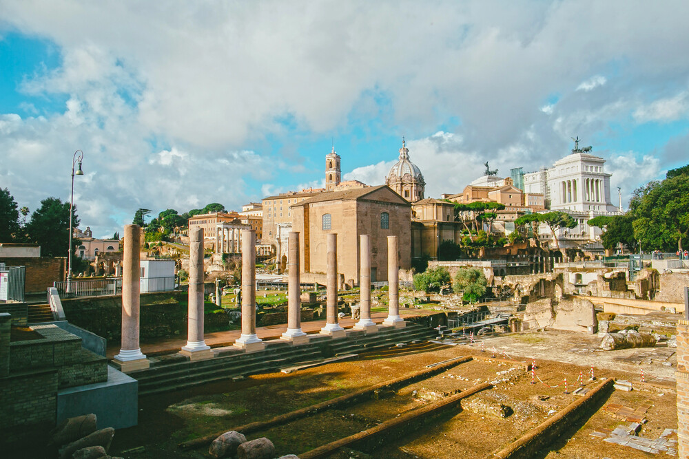 ókori Pompeii romok