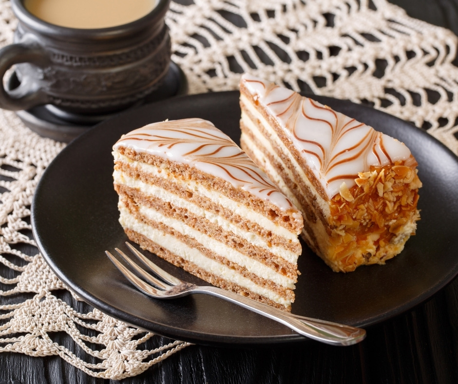 magyar ételek Eszterházy torta