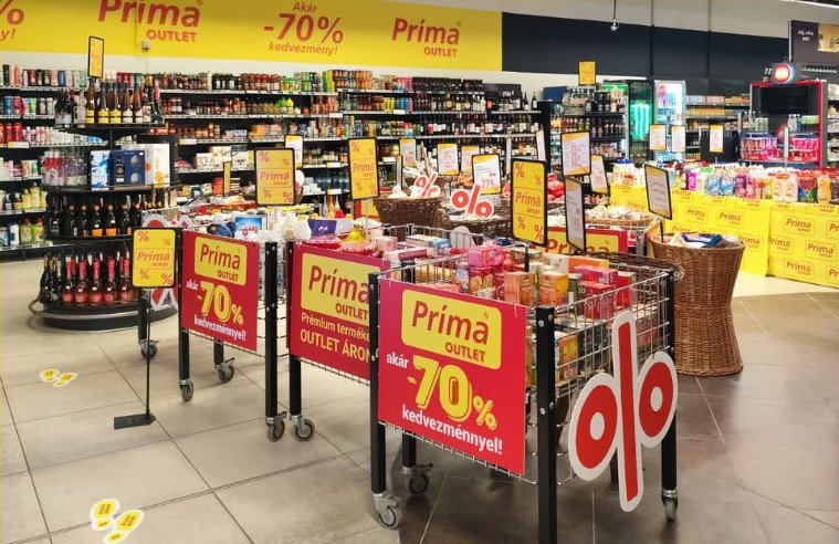 Príma Outlet CBA áruház budapest