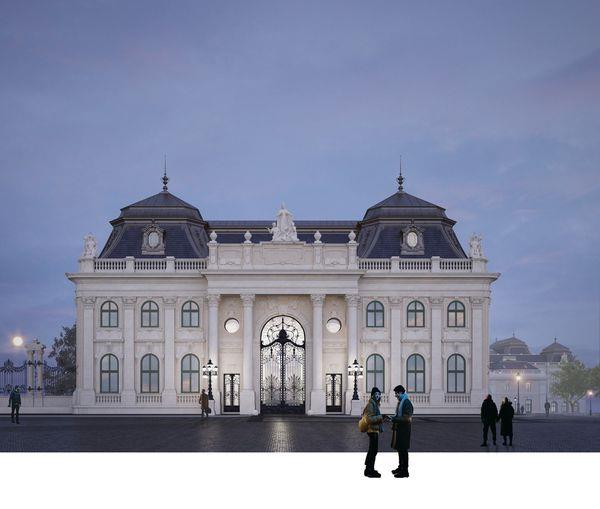 Vasbentonból építik újjá a Budavári Palota teljes északi szárnyát