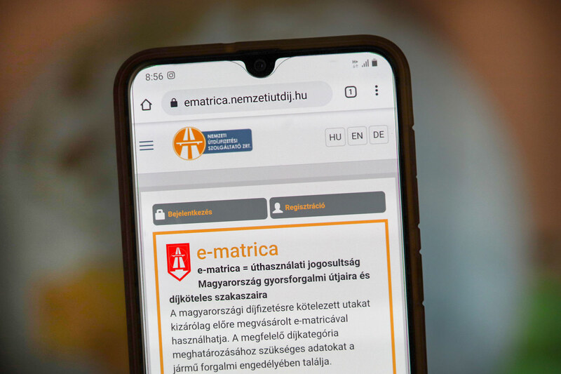 autópálya-matrica útdíjfizetés közlekedés Magyarország