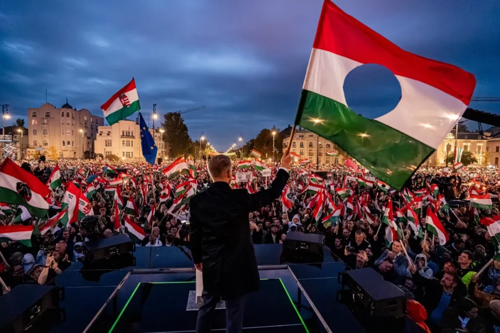 Magyar Péter Tisza Párt térkép