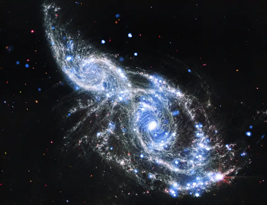 galaxisütközés James Webb-űrtávcső spirálgalaxisok
