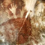 barlang lenyomat kéz ősember Homo Sapiens