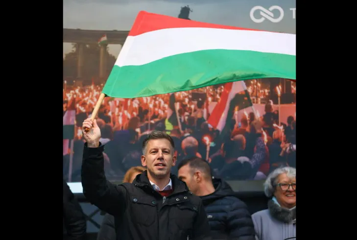 Magyar Péter a Tisza Párt elnöke