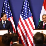 Orbán viktor magyarország miniszterelnöke Marco Rubio amerikai külügyminiszter